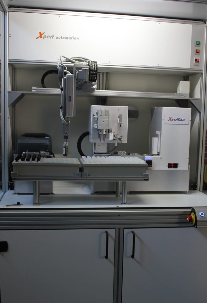 Automated powder dosing machine